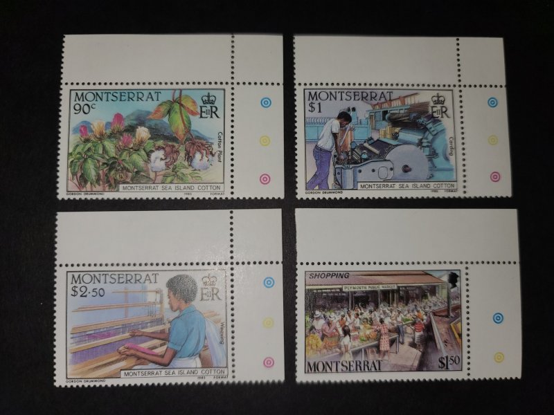 Montserrat #569-72 Complete Set MNH