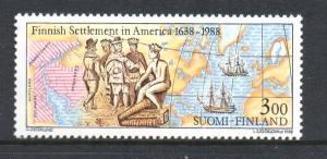 Finland Sc 768 1988 Delaware Settlement stamp mint NH