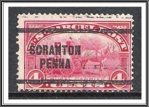 US Precancel #Q4 Scranton PA Used