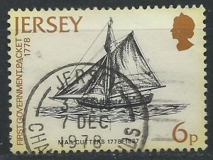 Jersey 1978 - 6p 200th anniversary of Mail Packet Service - SG197 used