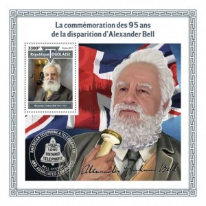 Togo - 2017 Alexander Graham Bell - Stamp Souvenir Sheet - TG17622b