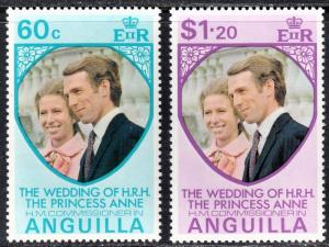 Anguilla Scott 179-80  complete set  F to VF mint OG NH.