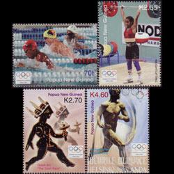 PAPUA NEW GUINEA 2004 - Scott# 1132-5 Olympics Set of 4 NH