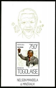 Togo 2013 - Nelson Mandela and African Minerals - Souvenir Sheet - MNH