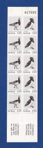 Norway   #832a   MNH  1983  booklet  birds  goose  little auk