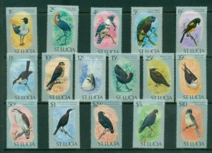 St Lucia 1976 Birds MUH