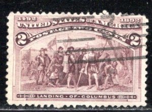 United States Scott # 231, used