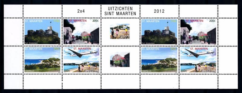 [SM108V] St. Martin Maarten 2012 Tourism Miniature Sheet MNH