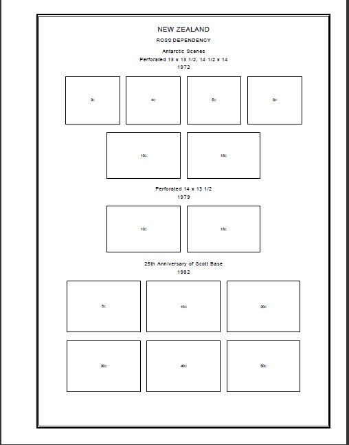 NEW ZEALAND STAMP ALBUM PAGES 1855-2011 (524 PDF digital pages)