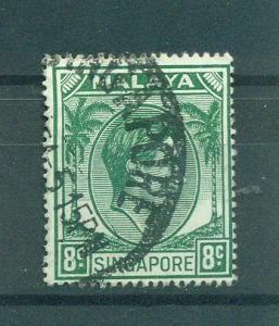 Malaya - Singapore sc# 8 used cat value $3.00