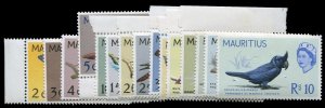 Mauritius #276-290 (SG 317-331) Cat£70, 1965 Birds, complete set, never hinged