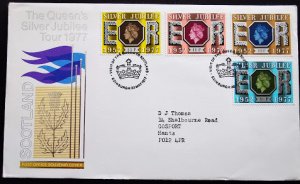 Great Britain 1977 Queen's Silver Jubilee FDC (Edinburgh)