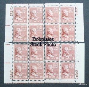 BOBPLATES  #823 US Grant Matched Set of Plate Blocks 22817 F-VF NH DCV= $48 +