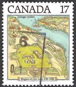 Canada #897 17¢ Niagara on the Lake (1981). Used.