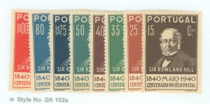 Portugal #595-602 Unused