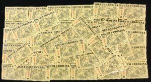 1407  South Carolina Founding    MNH 6 cent 100 stamps  FV $6.00  1970