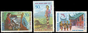 Indonesia 797-799, MNH, Visit ASEAN Countries