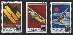 Manama 1971 Berlin Stamp Show Planes