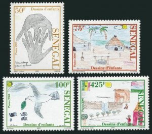 Senegal 1577-1580,MNH. Children's Art,2005.