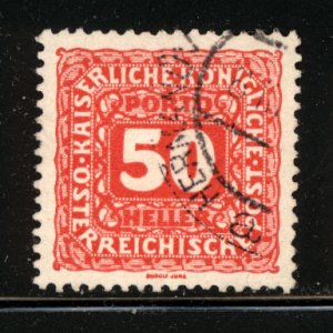 Austria  1916  Scott #J56 used
