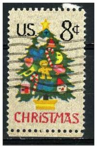 USA 1973 - Scott 1508 used  - 8c, Christmas Tree