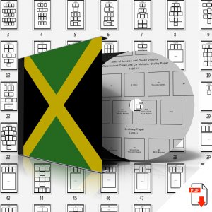 JAMAICA STAMP ALBUM PAGES 1860-2011 (151 PDF digital pages)