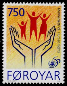 Faroe Islands 338 MNH Declaration of Human Rights