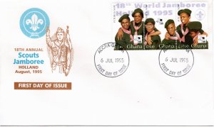 Ghana 1995 Sc 1818a-c FDC