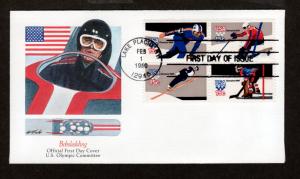 U.S. 1980 FDC Bobsledding!