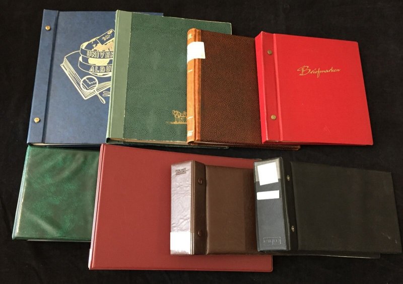 Cover Albums +Leaves x 4+Stockbooksx2+Loose Leaf x 2(5.5kg)