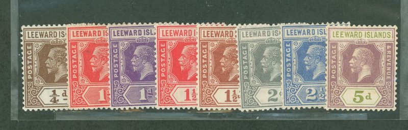 Leeward Islands #61a/63-8/70/74