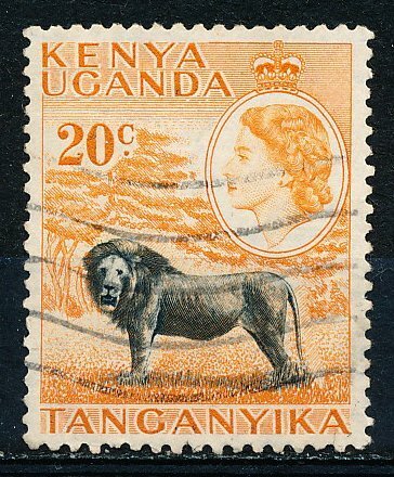 Kenya Uganda & Tanganyika #107 Single Used