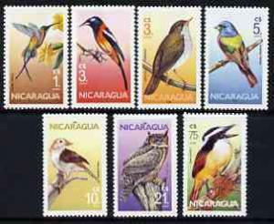 Nicaragua 1986 Birds complete set of 7 unmounted mint, SG...