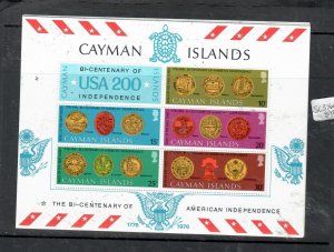 CAYMAN ISLANDS COINS MINI SHEET  SC 376A    MNH     P0411B H