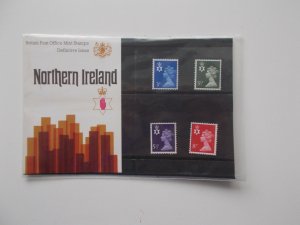 1974 Northern Ireland Machin Regional 3p to 8p Original Presentation Pack no.61