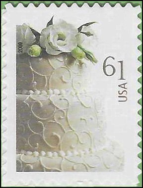 #4398 61c Wedding Cake 2009 Mint NH