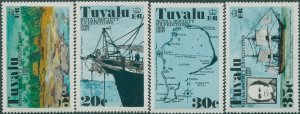 Tuvalu 1977 SG77-80 Royal Society set MNH