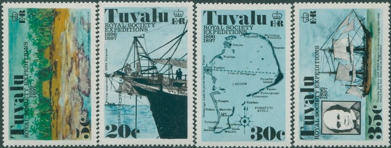 Tuvalu 1977 SG77-80 Royal Society set MNH