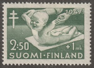 Finland, stamp,  Scott#B82,  mint, hinged, 2.50+1., mk, semi postal,