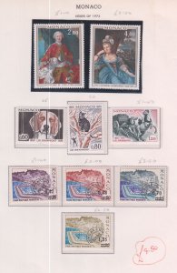 Monaco, issues of 1975, MNH, cat. £17