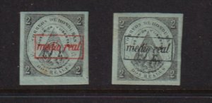 Honduras - 1877 Comayagua overprints