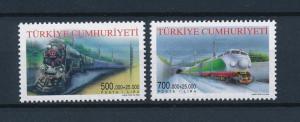 [61201] Turkey 2002 Railway Train Eisenbahn Chermin De Fer MNH