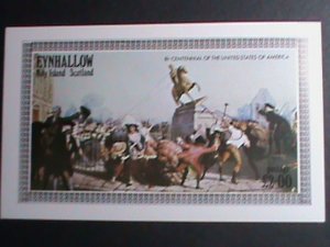 EYNHALLOW-SCOTLAND 1976-BICENTENARY OF AMERICAN REVOLUTION IMPERF-MNH S/S-VF