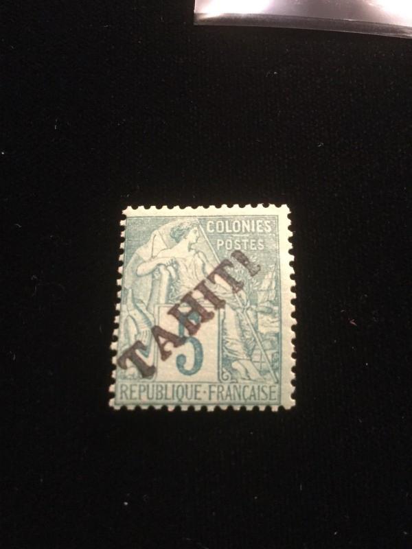 Tahiti Scott #8 Mint Hinged All Scarce Stamps!