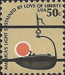 # 1608 MINT NEVER HINGED PRE-CANCEL IRON LAMP 17TH 18TH C...
