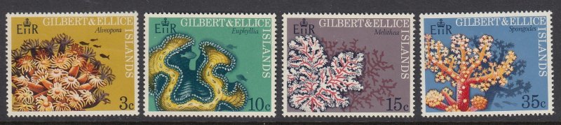 Gilbert & Ellice Islands 199-202 Corals mint