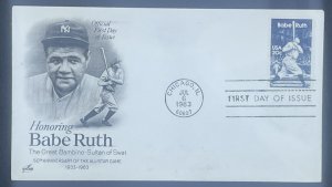 Scott 2046 FDC Babe Ruth  Artcraft Cachet