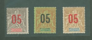 New Caledonia #117-119