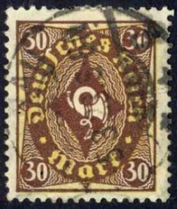 Germany Sc# 192 Used 1923 30m Post Horn