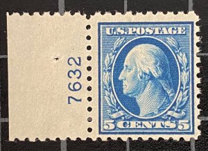 US Stamps - SC# 428 - MNH - Premium Item - Plate Single - SCV  =  $75.00